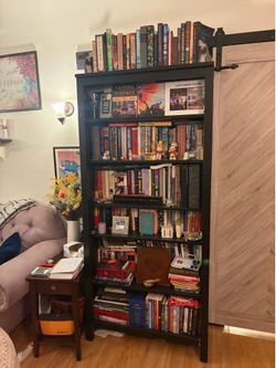 MUST GO — Strong Bookcase Dark Brown