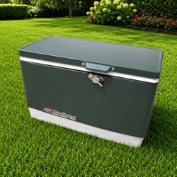 Retro 1992 Coleman green cooler
