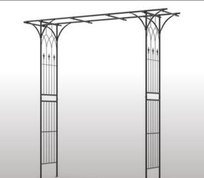 Black Metal Garden Arch Arbor