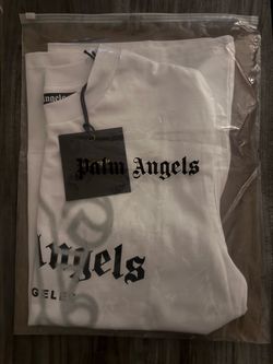 Palm Angels White Logo T-Shirt