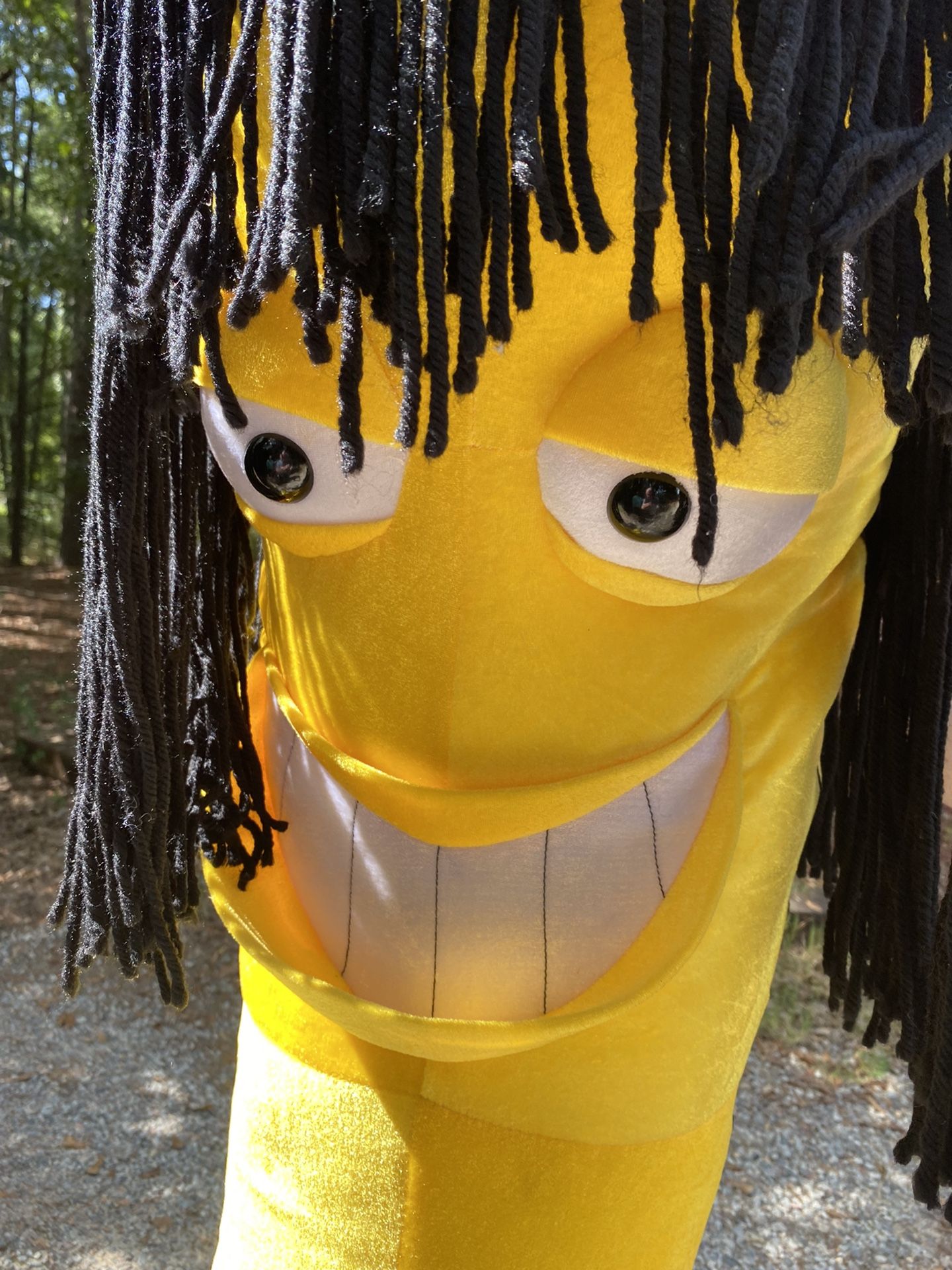4 Foot Tall Jamaican Dreadlock Banana Pepper Carnival Plush Pillow