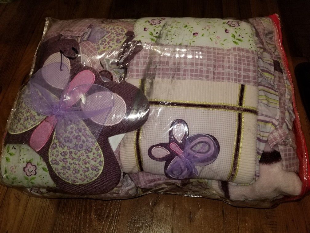 Cocalo butterfly crib bedding top