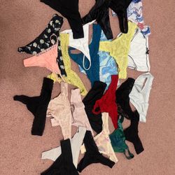 25 Pairs Panty Lingerie Clothes Bundle 