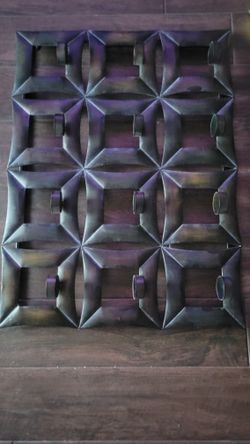 Indoor/outdoor 12 Votive Holder Wall Decor
