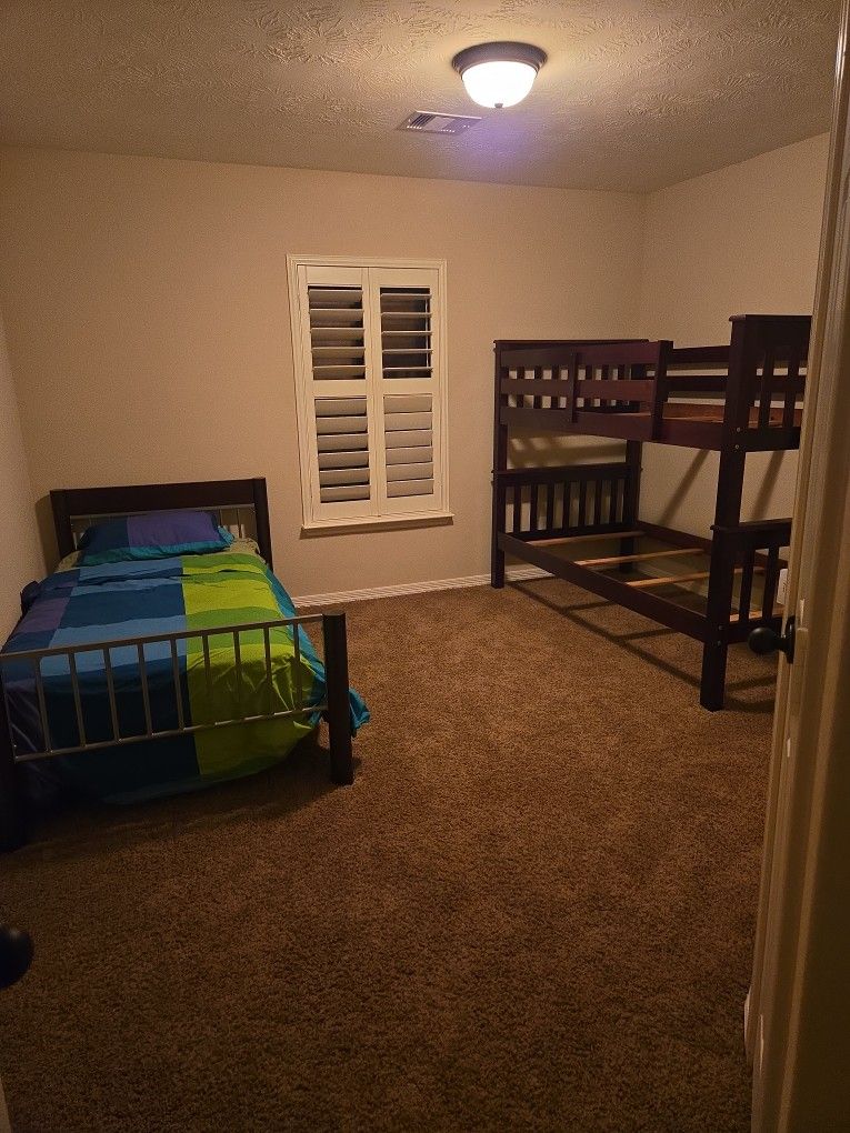 2 Twin BEDS and 1 bunk Bed Set
