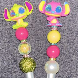 Stitch And Angel Beaded Pens 