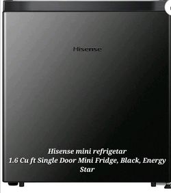 Hisense fridge 1.6 cu ft Refrigerador mini usado muy bueno