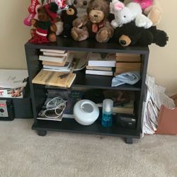 book shelf on wheels