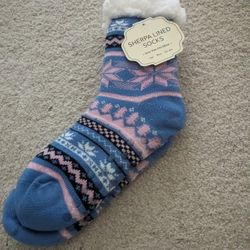 Sherpa Lined Socks NWT