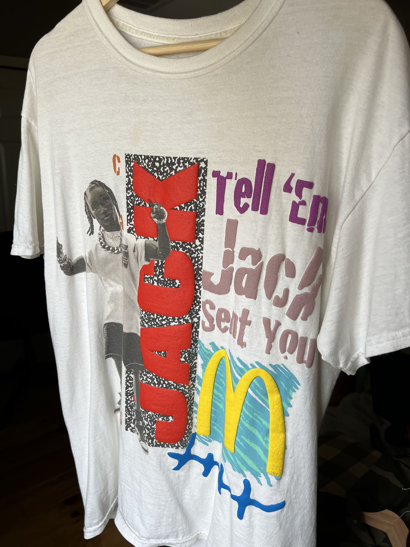 Travis Scott x McDonald’s Jack Smile T-Shirt 