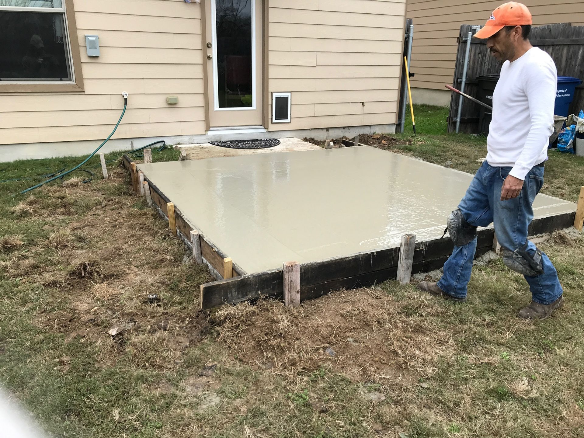 10x10 concrete slab