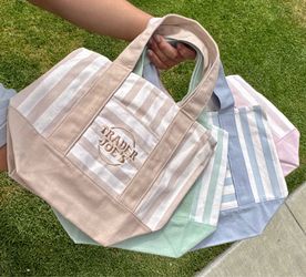 Trader Joes - Mini Striped Tote Bags