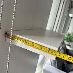 Set of 6 White Floating Shelves — Modern Minimal | Moving Sale