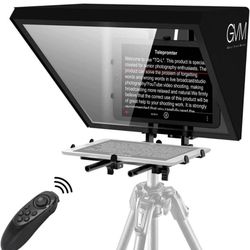 GVM Teleprompter for 12.9” ipad with tripod included
