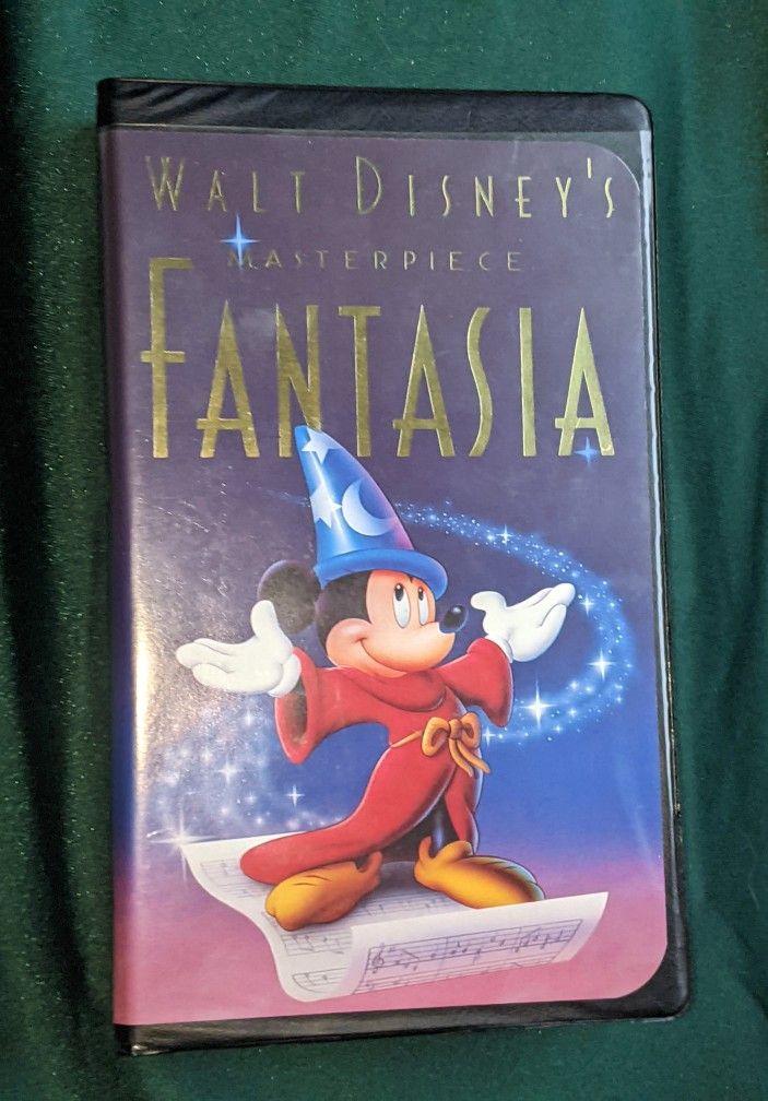 Fantasia Black Diamond Edition VHS Tape with Inserts