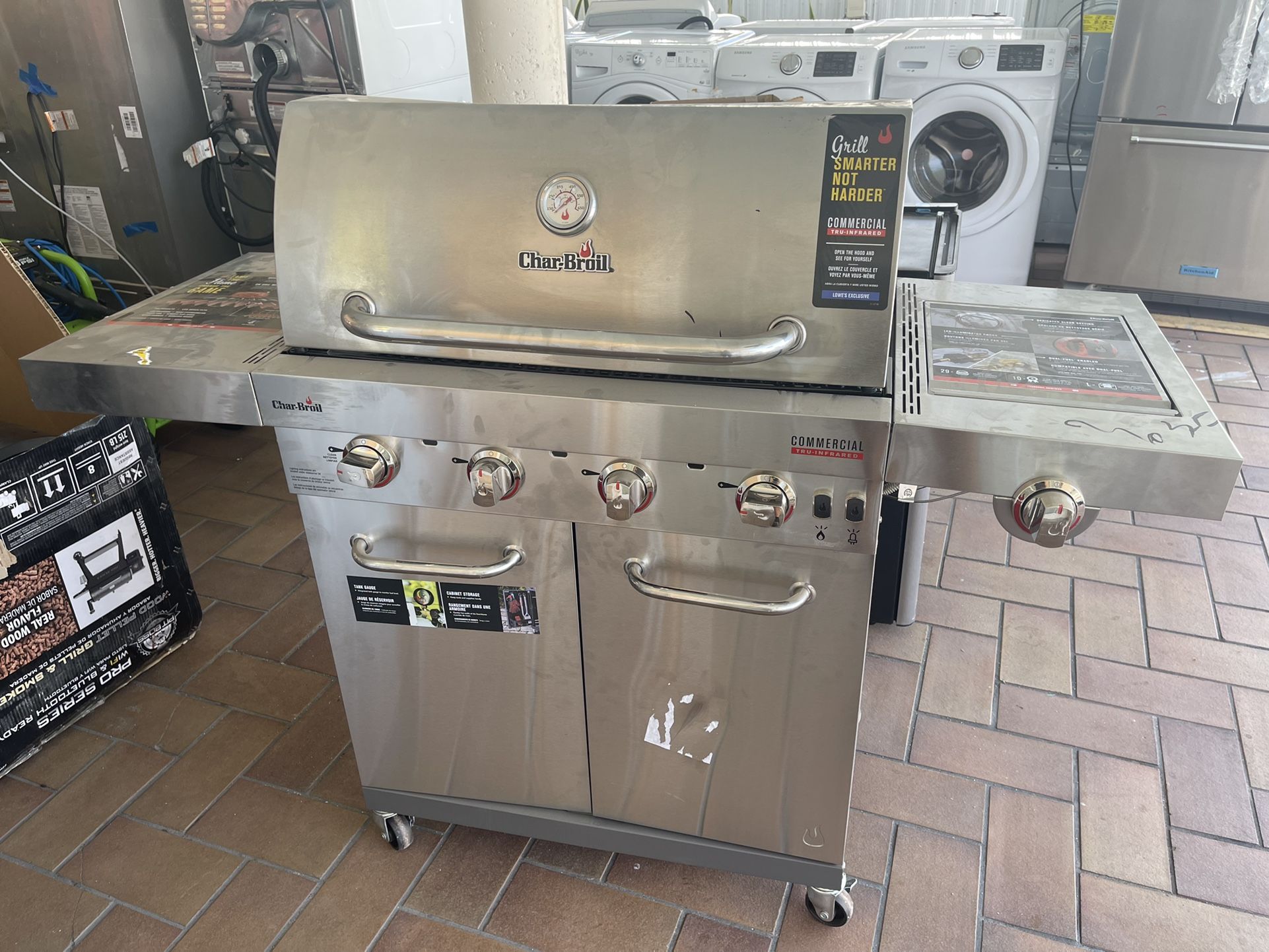 Char Broil Commercial Stainless Steel Burner Liquid Propane and