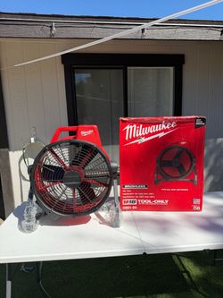 Milwaukee m18 brushless 18 in fan tool only