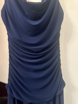Maxi Navy Blue Dress Size 8 For 20$