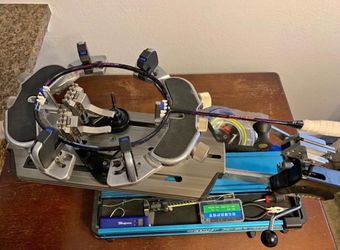 Gamma Racquet Stringing Machine Tennis and Badminton with Extras