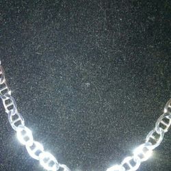 Sterling silver Anchor Chain. Size. 20