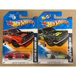 2  Hot Wheel Datsun Blue Bird 510  Lot Of 2 For 20$ 