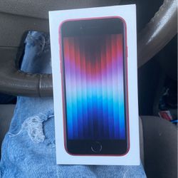 Red IPHONE SE 3rd Generation 64GB