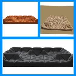 BRAND NEW DUNE SOFA, SIZE 12X12X12X12FT,BLACK MICROFIBER. CUSTOM MADE AVAILABLE