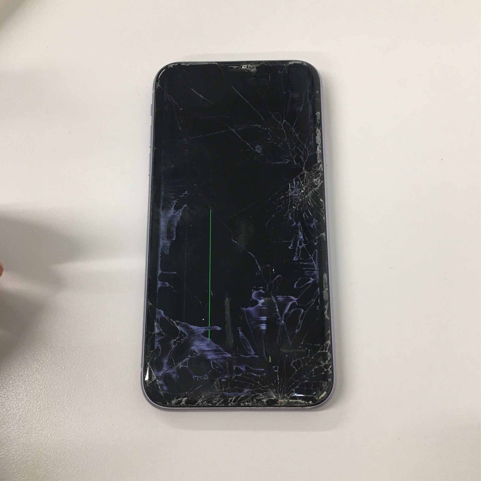 Wrecked Purple iPhone 11