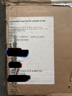 Ginger stained mantle