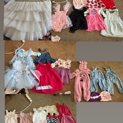 Baby girl clothes sizes newborn-24 months