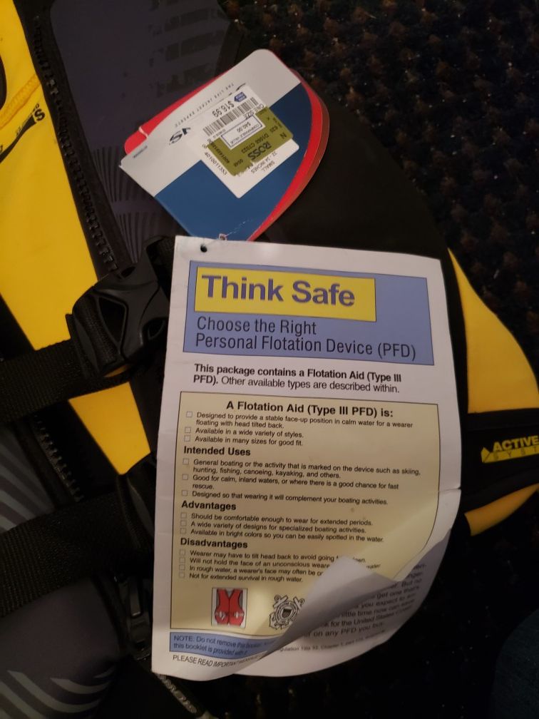Life jacket size small