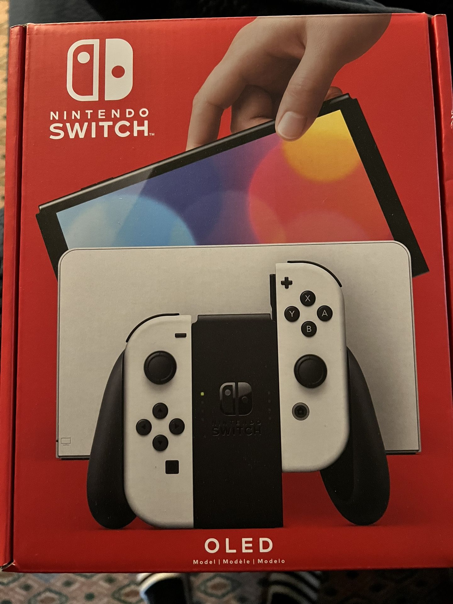 OLED Nintendo Switch Black And White
