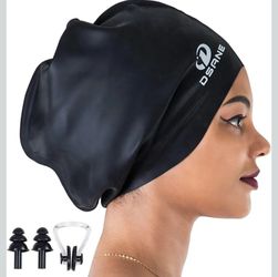 Extra Large Swimming Cap for Women and Men