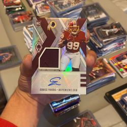 Chase Young 2020 Panini Phoenix Football Rookie Auto /99 No. RJA-CY RC