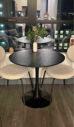 Black table