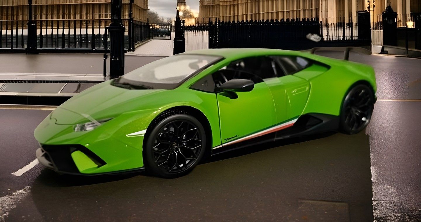 Maisto Huracan Performante Metallic Green 1/18 Diecast