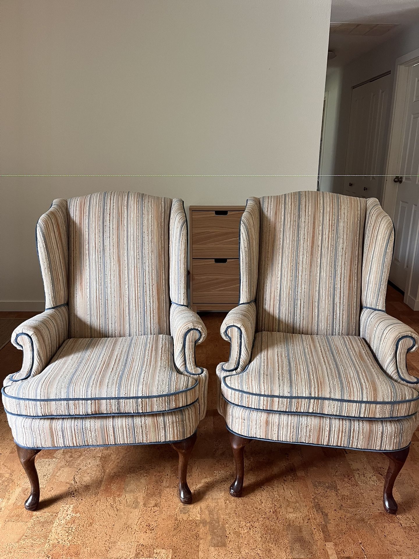 2 Wingback Chairs
