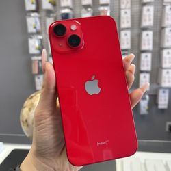 iPhone 14 Unlocked 128Gb Red Like New With warranty 