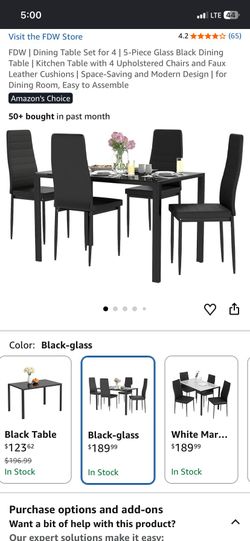 Table and chairs set