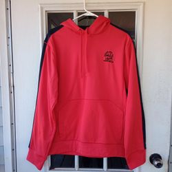 Champion Double Dry Hoodie Embroidered Snook Inn Marco Island Men's Sz M Red