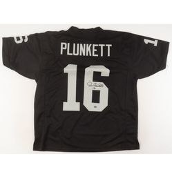 Oakland Raiders Jim Plunkett Signed Jersey (Schwartz)