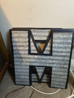 Farmhouse Metal Letters H M E