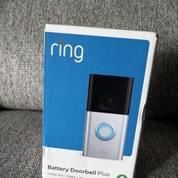 Ring Battery Doorbell Plus – Brand New! $100