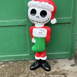 Nightmare Before Christmas Blow Mold Jack Skellington