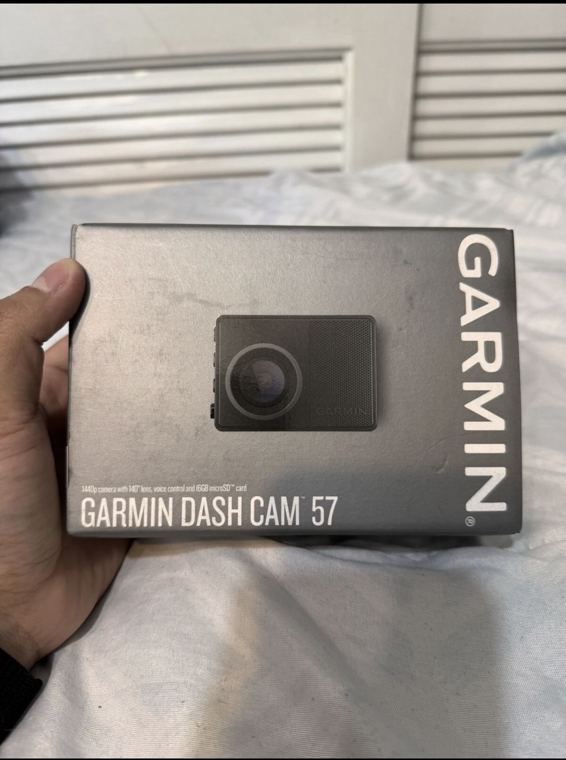 Garmin Dash Cam 57, 1440p and 140-degree FOV, Monitor Your Vehicle While Away