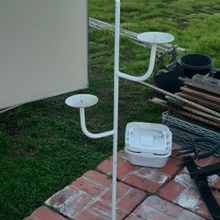 metal Candle Holder 48 inch tall 