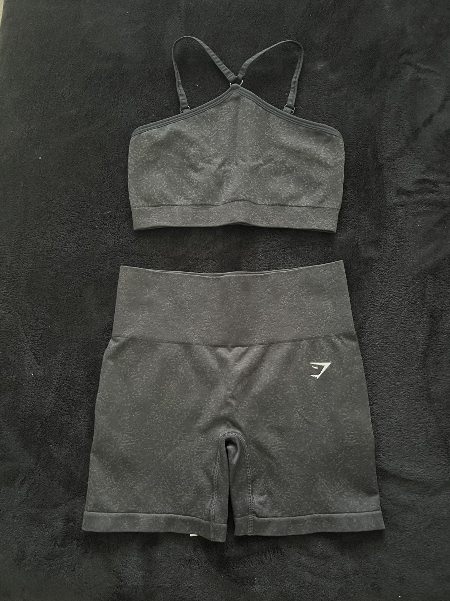 Gymshark Adapt Fleck Seamless Set (Black)