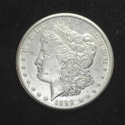 1890 CC Morgan Dollar AU - US Coin