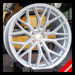 Brand New WTLFT107502
TRAKLITE FT107 19X8.5 5X112/114.3 ET35 CB73.1 MACHINED SILVER Wheels