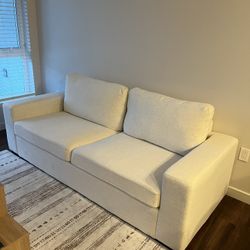 Lightly-Used Beige Couch